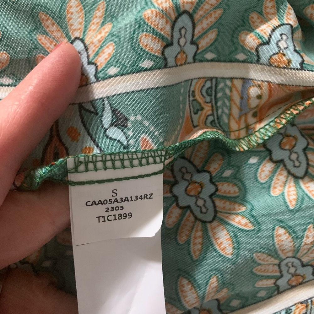 Cupshe Floral Ornate Print Tie Front Dress or Swim Coverup - Picture 6 of 10